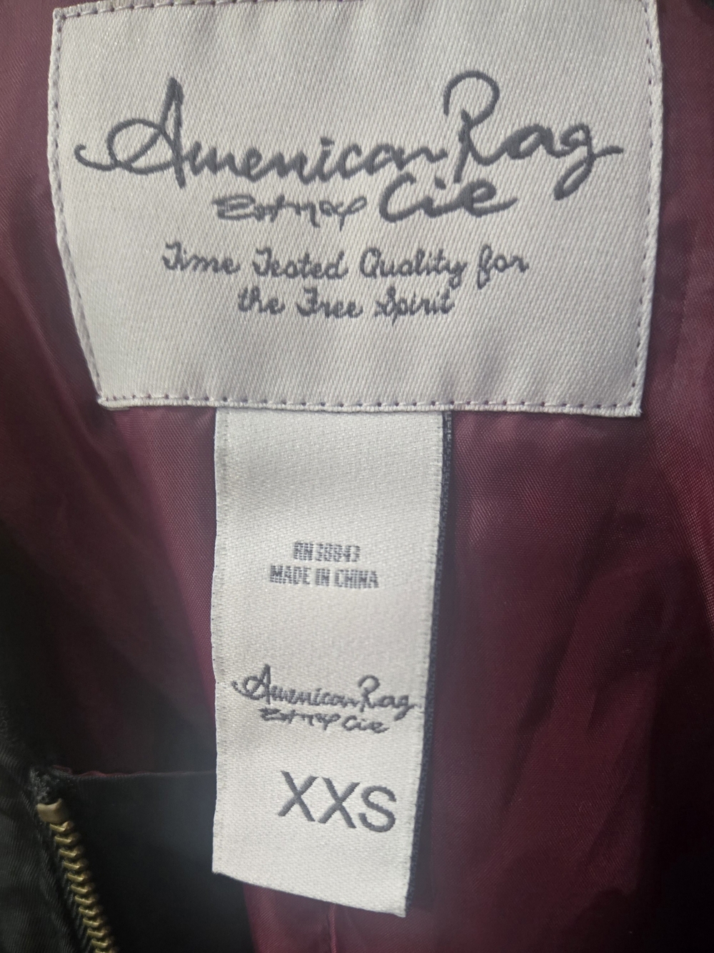 American Rag Black Bomber Jacket - Picture 3 of 5